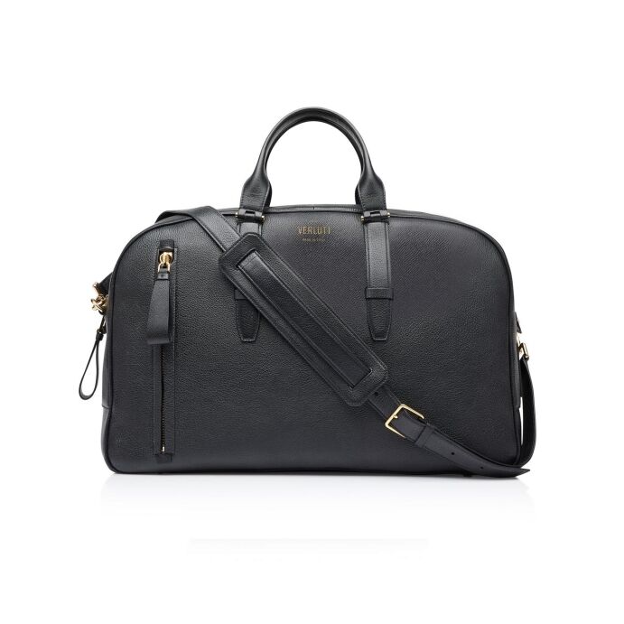Soft Grain Leather Bowling Bag | Verluti | A Gym bag or perhaps a weekend bag | Front